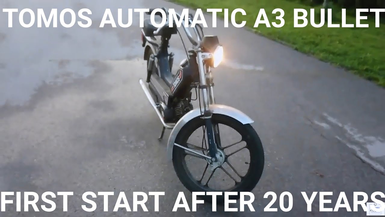 TOMOS AUTOMATIC A3 BULLET FIRST START AFTER 20 YEARS