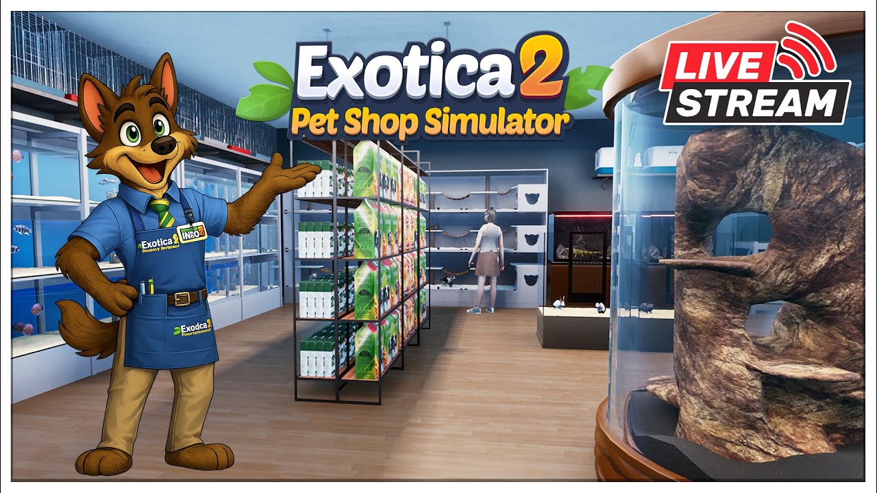 🔴 Can We Build the ULTIMATE Exotic Pet Shop? | Exotica 2 Pet Shop Simulator Gameplay