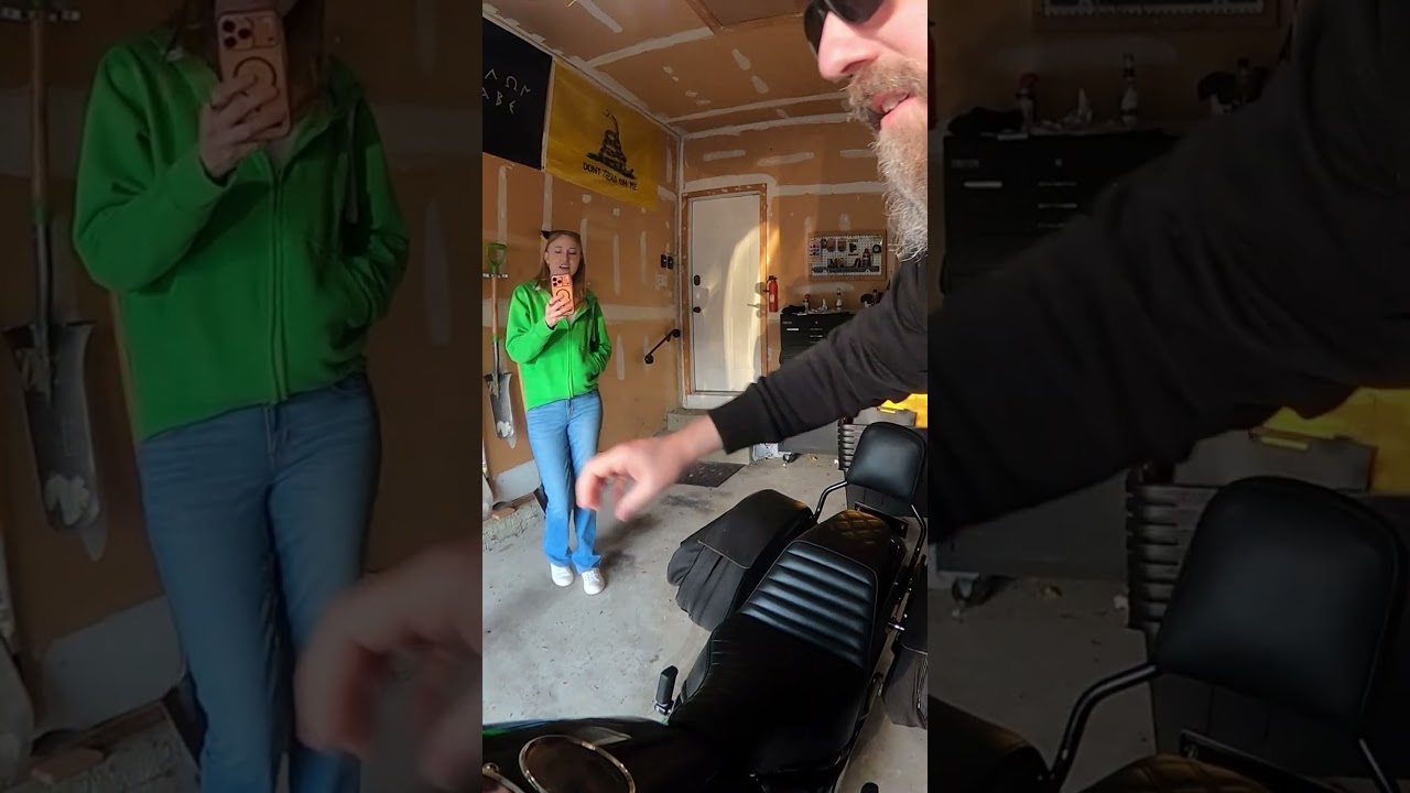 Her First Day on the Job!  #motorcycle #motovlog  #funny