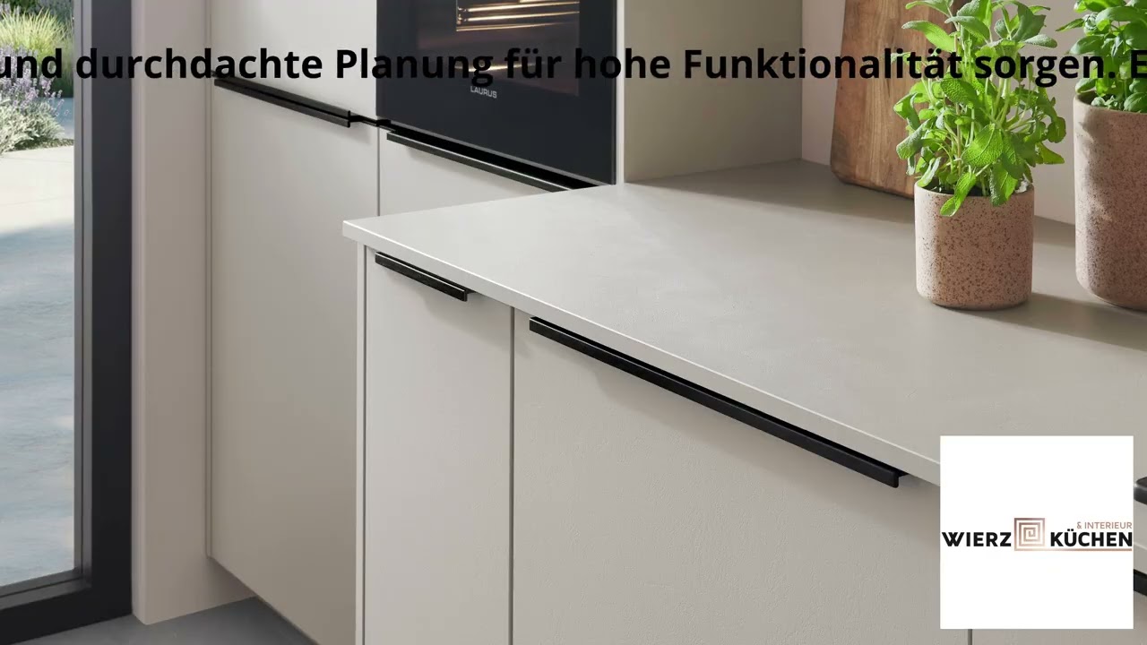 Sand Urban K&uuml;che mit Holz Akzenten  K&uuml;chenplanung Repelen &ndash; WIERZ K&uuml;chen & Interieur  Nobilia Look