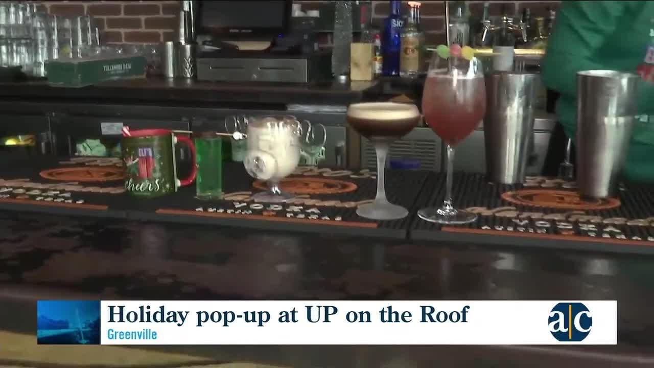 Specialty, Christmas-themed Cocktails at Up on the Roof