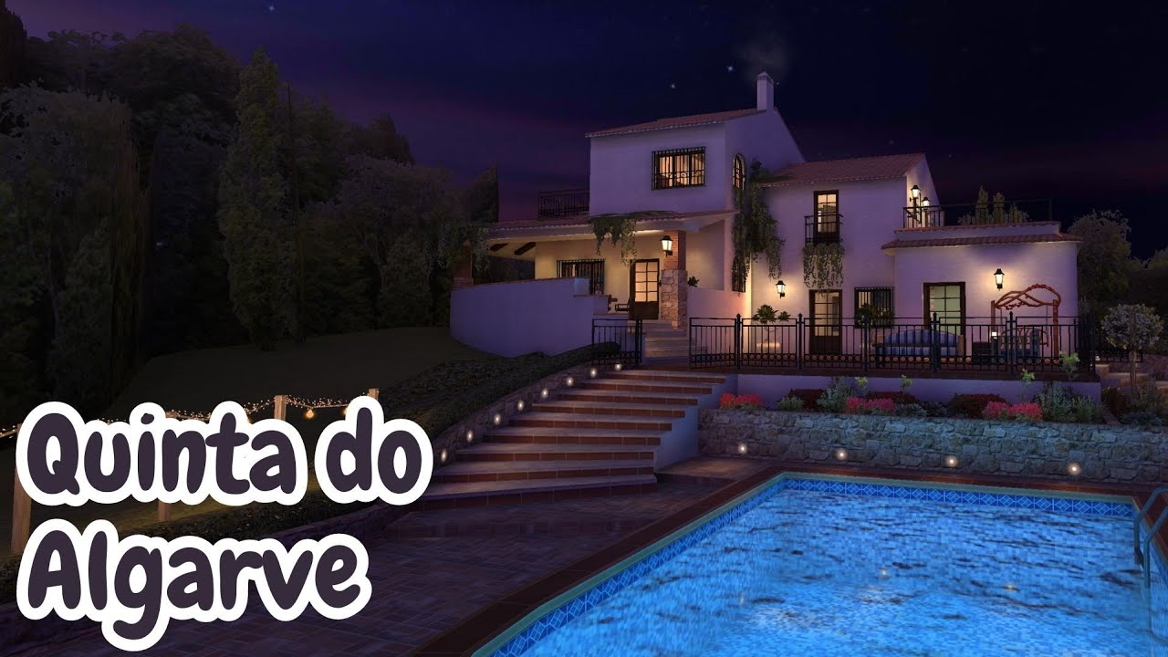Casa dos sonhos! Quinta do Algarve Noite - Avakin Life