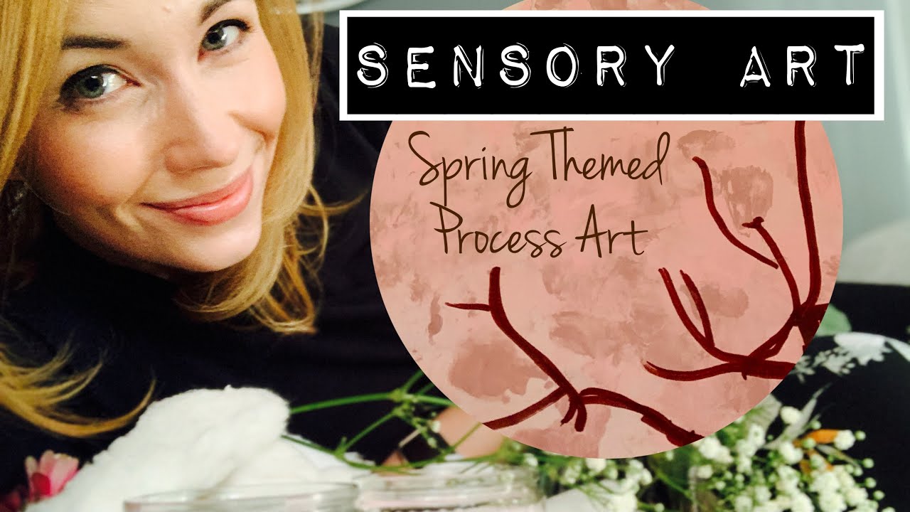 SENSORY ART | *Spring Theme* Process Based Scented Art Activity!