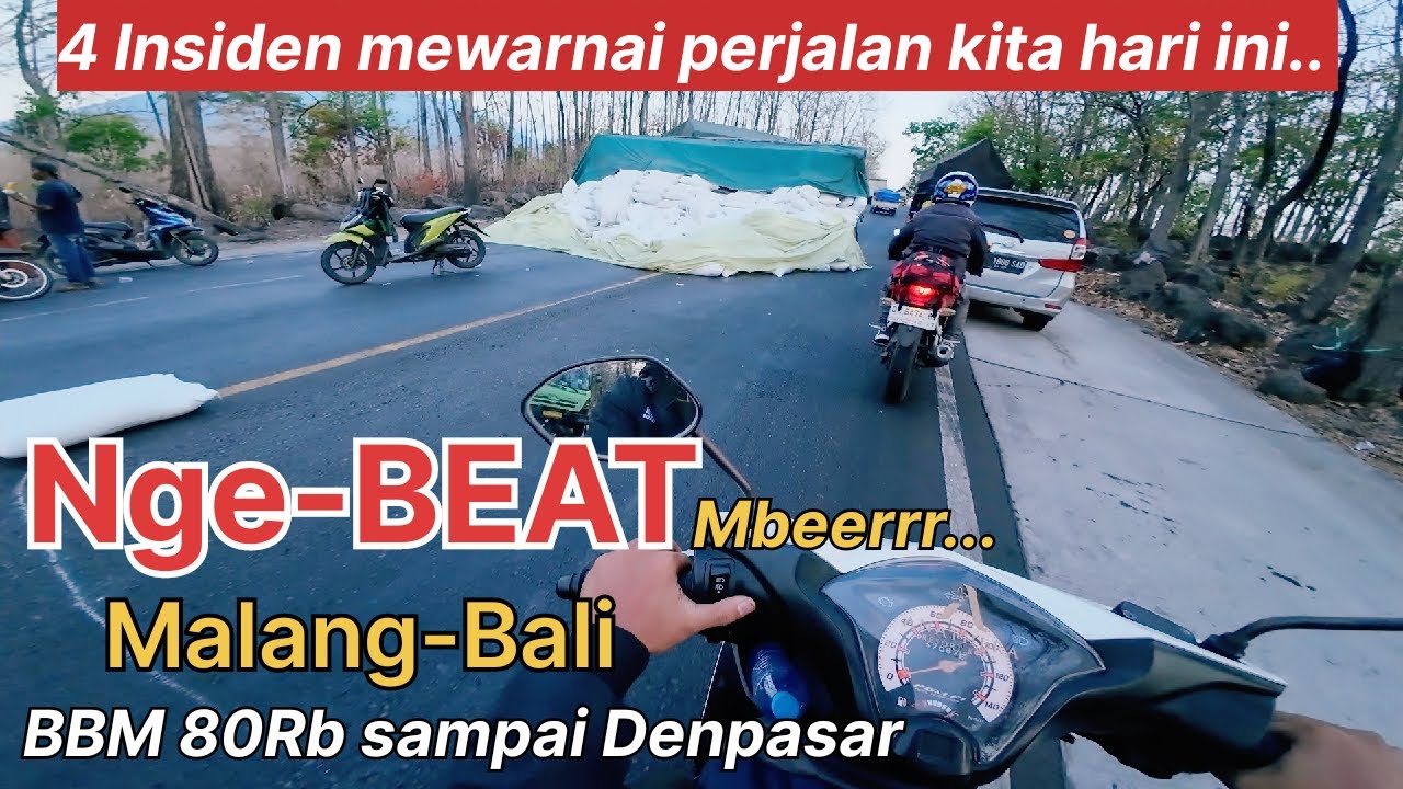 Riding Malang - Bali via Jalur Utara dengan motor BEAT | Touring Motor 400 KM