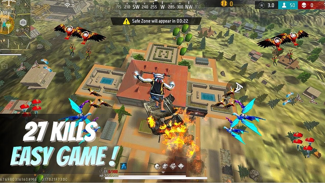 27 kills 🔥 Booyah | Easy Game Solo vs Squad full gameplay  #freefire 