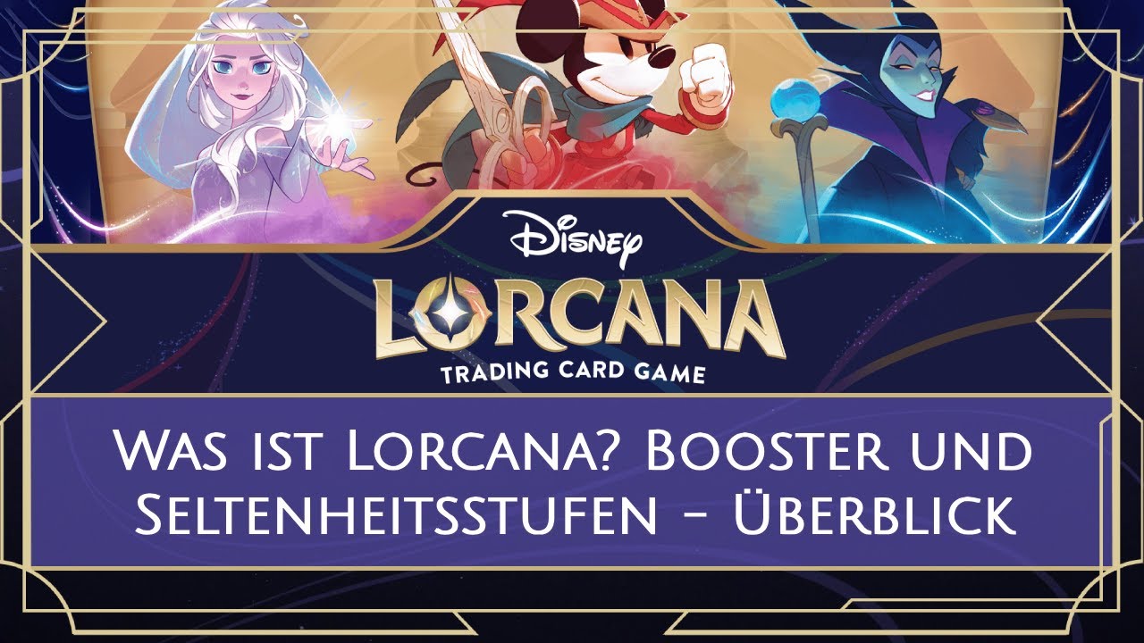 Was ist Disney Lorcana? Erklärung der Booster und Seltenheitsstufen