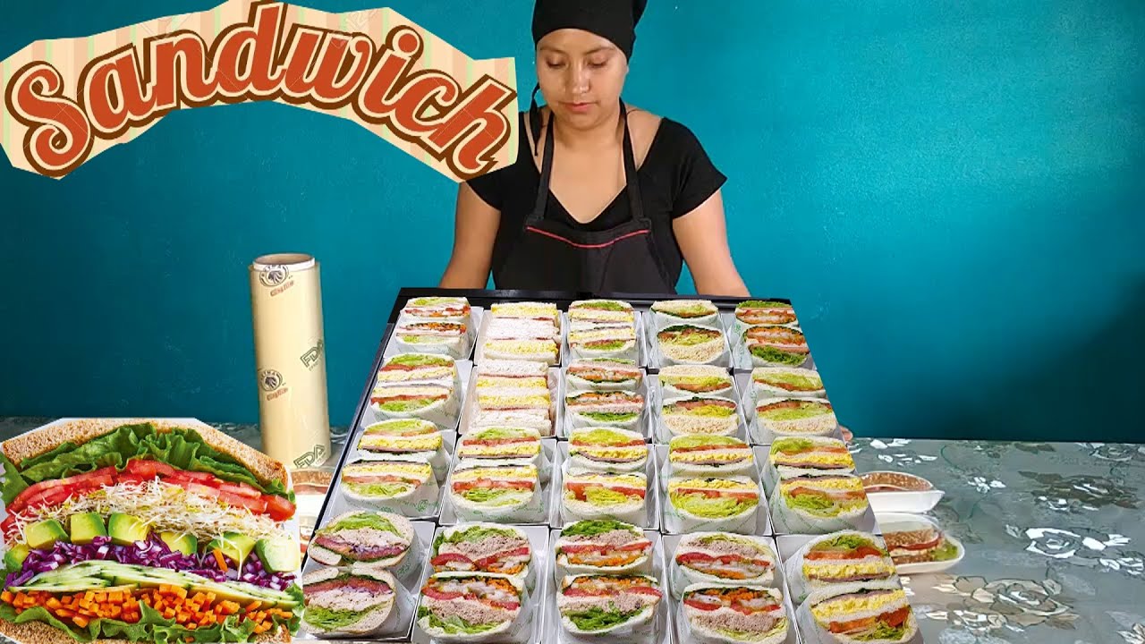 PREPARANDO SANDWICHES PARA VENDER