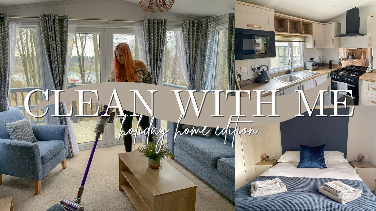 Clean with me! || Holiday let full changeover || Static caravan cleaning vlog || UK 2022