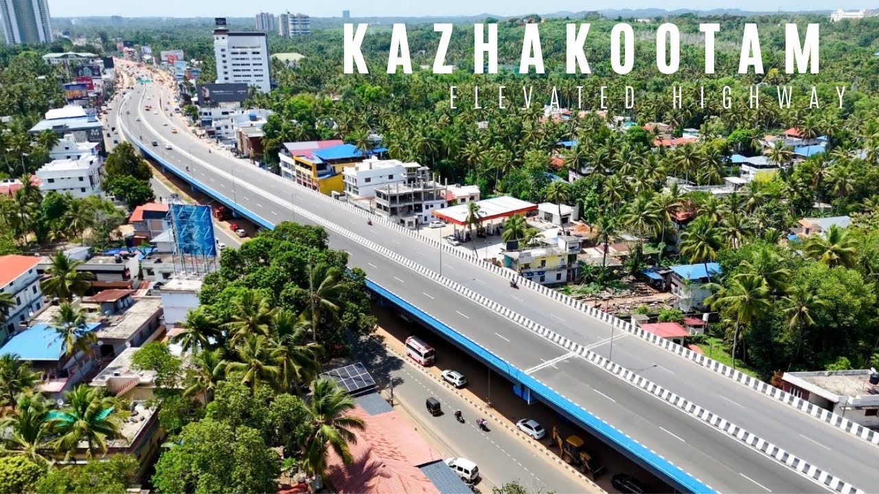 കേരളത്തിൽ ആദ്യമായി NH66ൽ നാലുവരി തുറന്നു കൊടുത്ത ഭാഗം!കഴക്കൂട്ടം മുതൽ കാരോട് വരെ | nh 66 Kerala