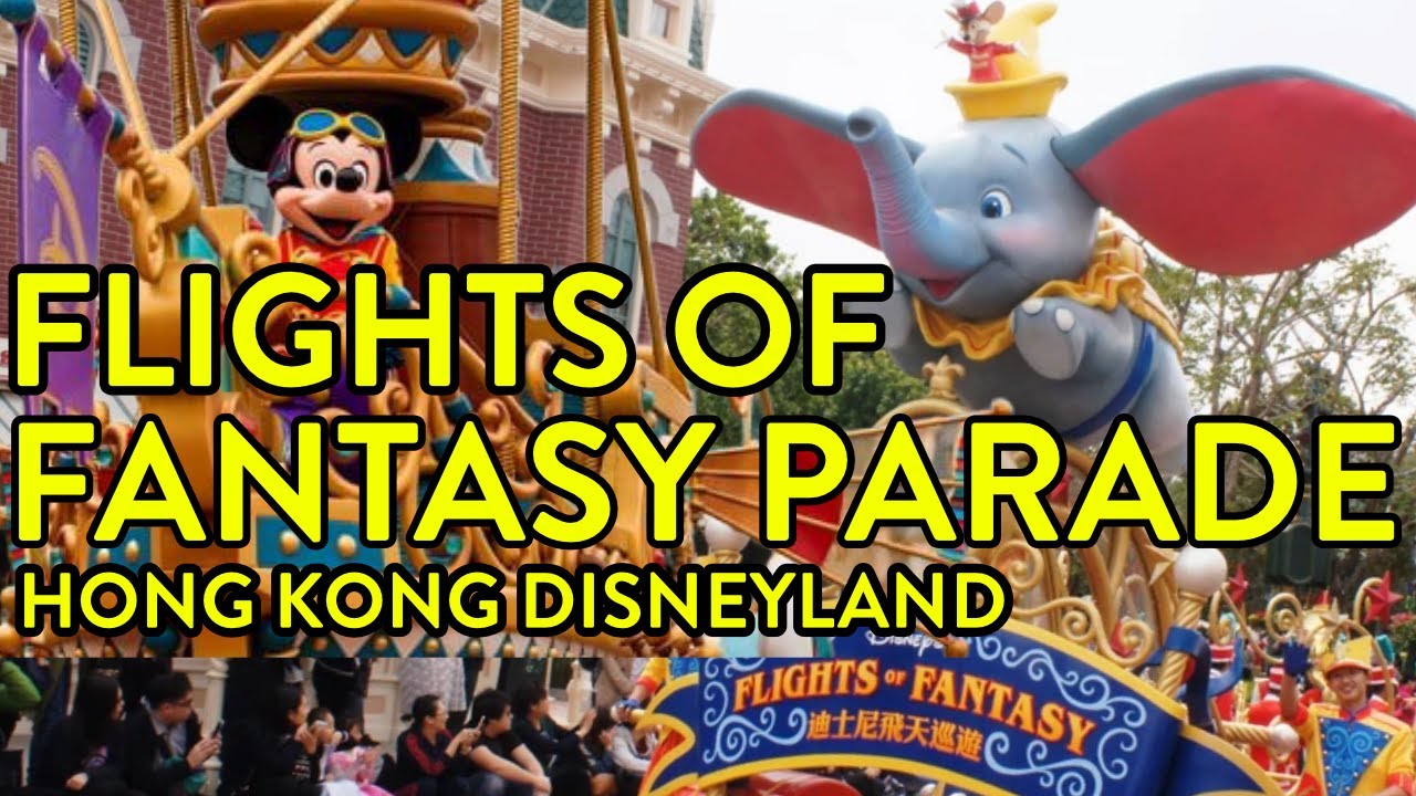 Flights of Fantasy Parade at Hong Kong Disneyland | Disney Magic in Motion - Full POV