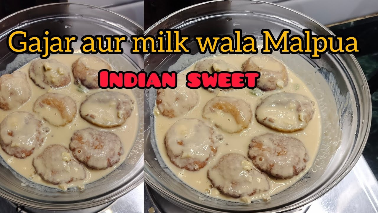 One more delicious gajar recipe or sweet #food #recipe #cooking #gajarrecipes #malpuarecipe #sweets 