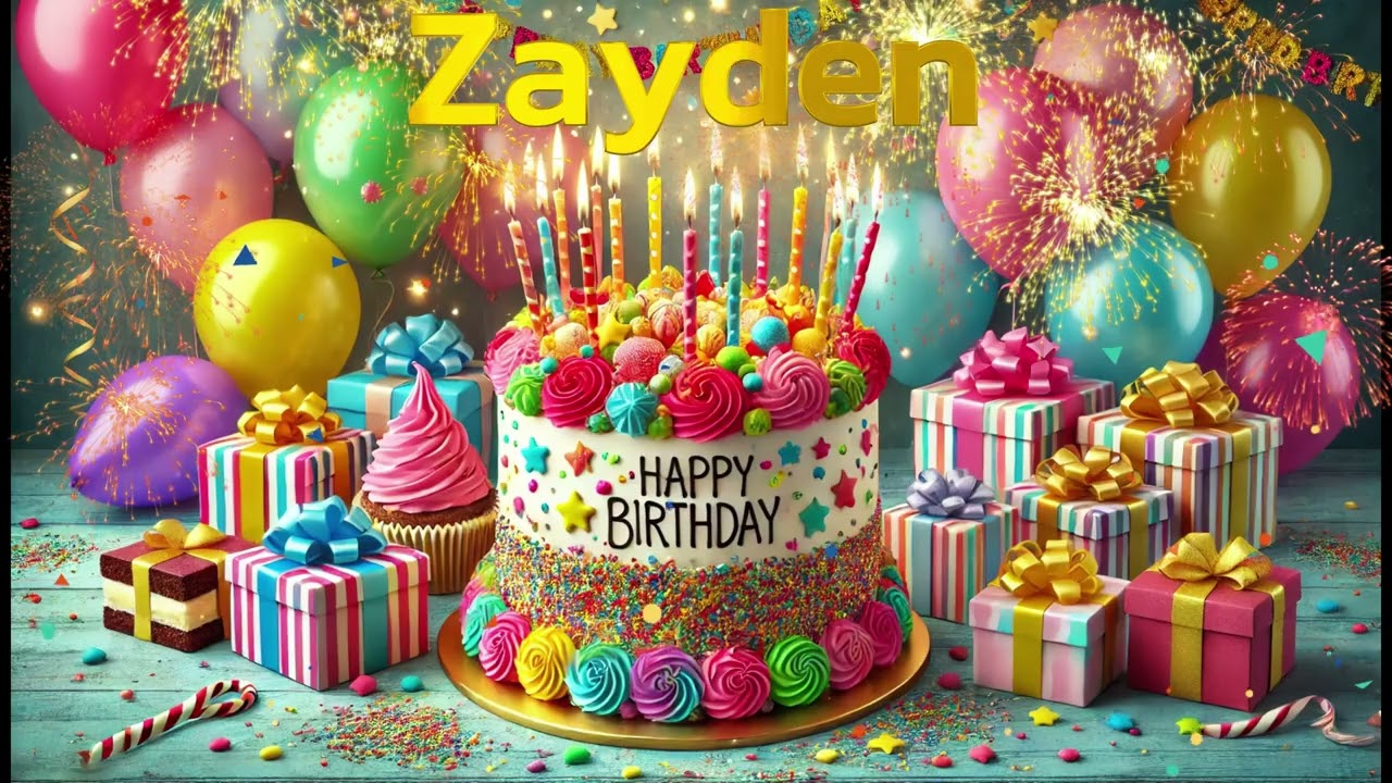 Happy Birthday Zayden - Zayden Happy Birthday Song