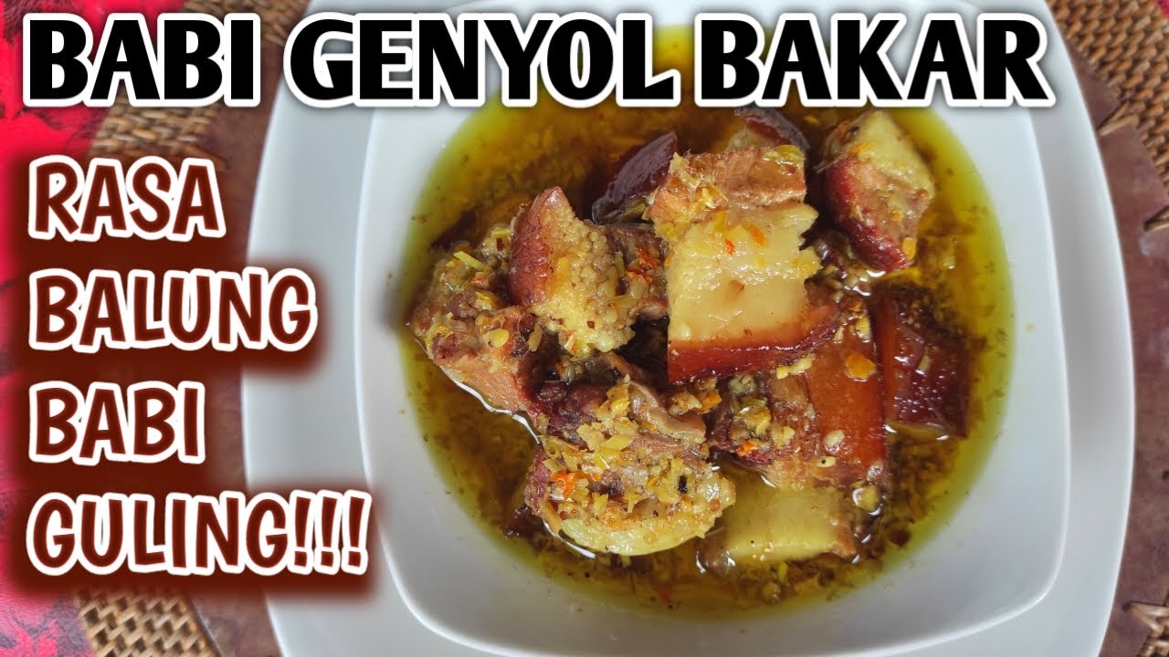 BABI GENYOL BAKAR
