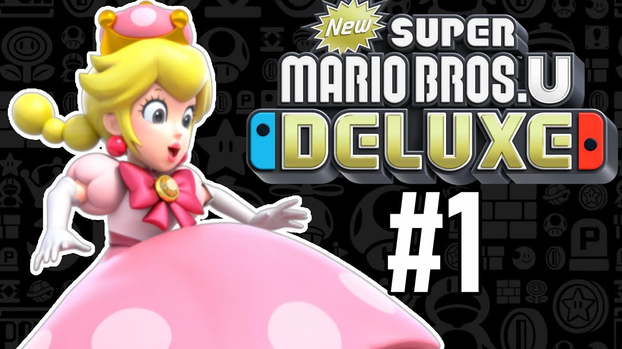 New Super Mario Bros. U Deluxe Nintendo Switch Gameplay #1 - Toadette is OP!