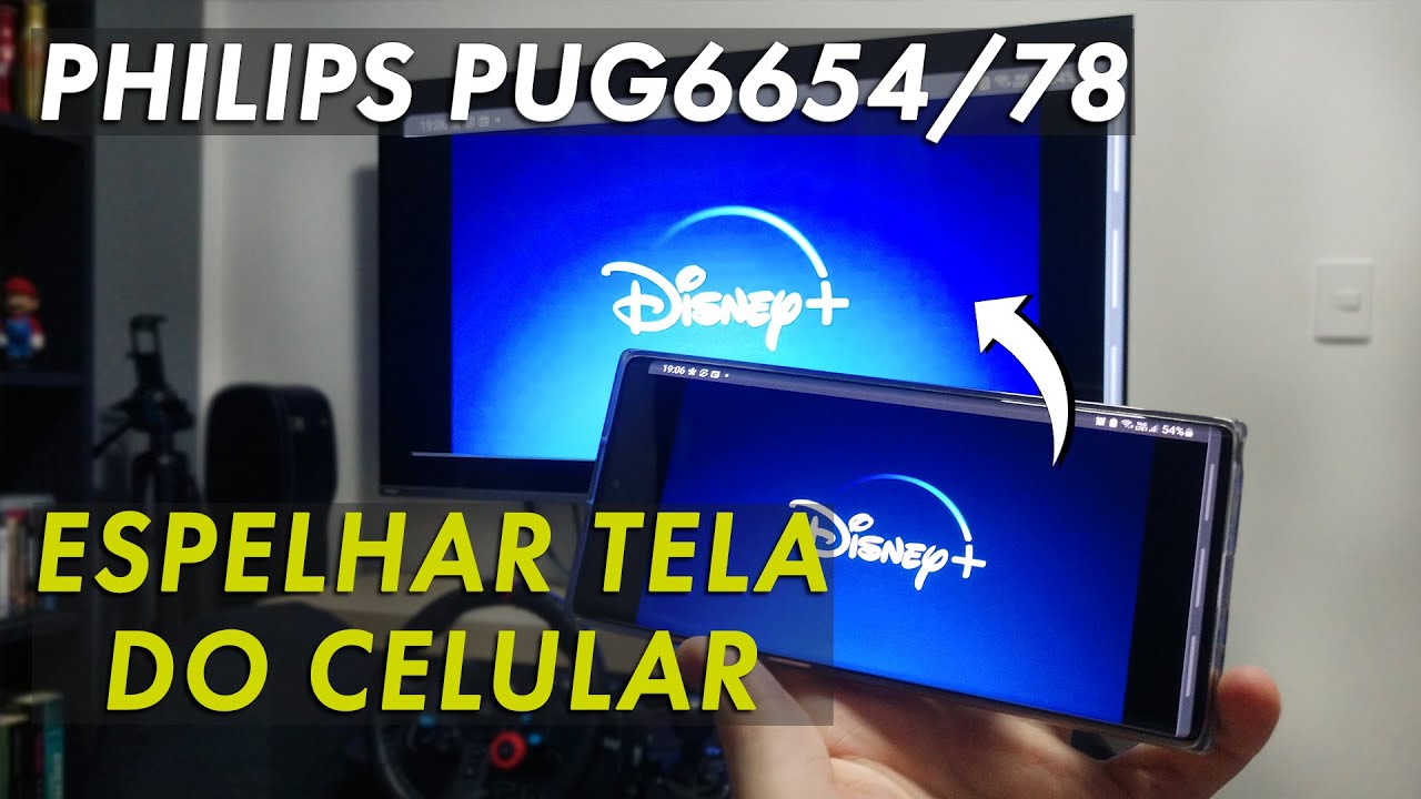 COMO ESPELHAR A TELA DO SMARTPHONE NA SMART TV PHILIPS PUG6654/78