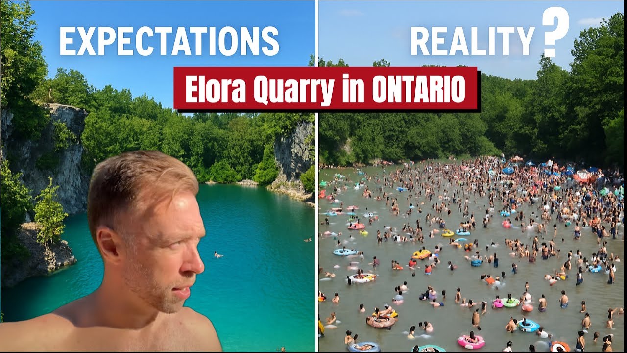 Discover the CHARMING Town of Elora Ontario and Elora Quarry Conservation Area