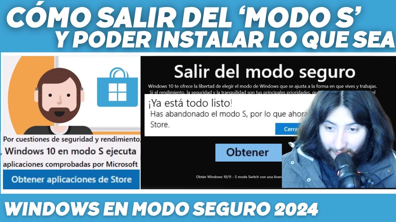 Cómo salir del modo S en Windows 10 - Windows no instala nada que no sea de la tienda de Microsoft