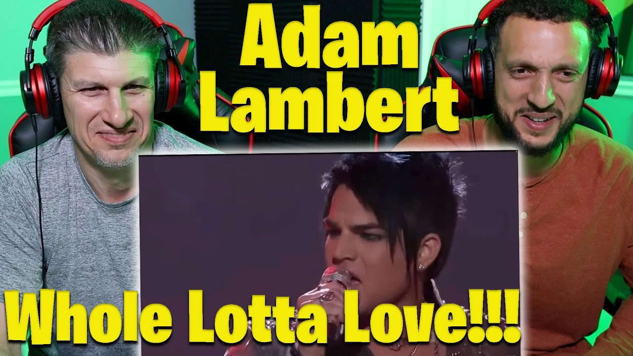 Адам Ламберт — Whole Lotta Love — American Idol Top 4 РЕАКЦИЯ