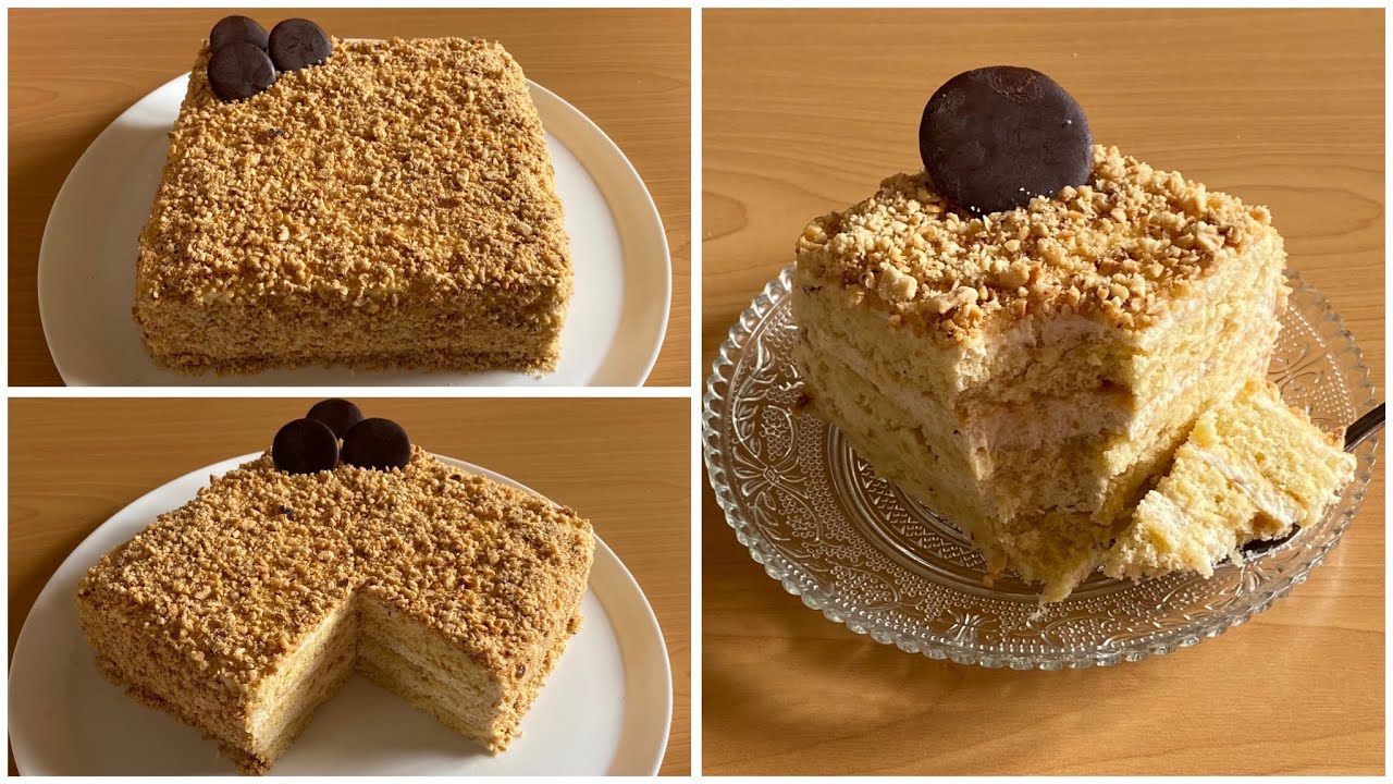 أسهل وأروع قاطو لرأس العام بالبوفريوة | كيكة نوازيت فاخرة بجينواز سهلة وناجحة  | Gâteau Noisette