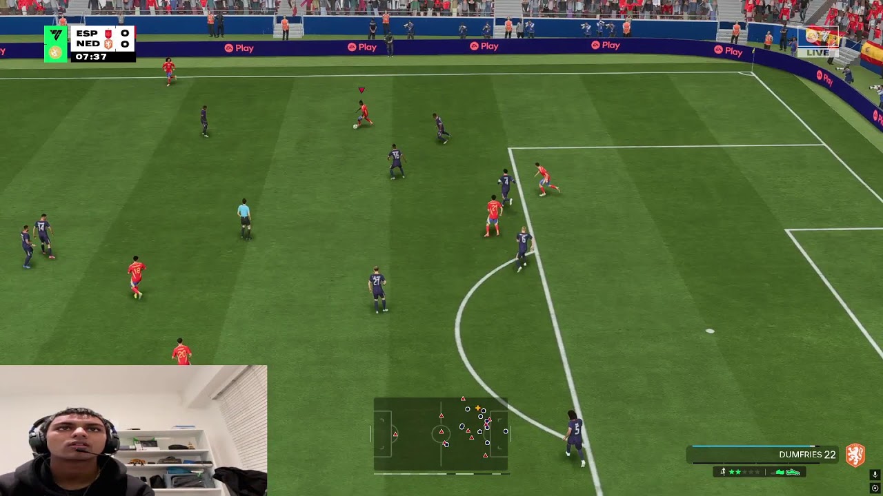 day 1 of getting better at fifa