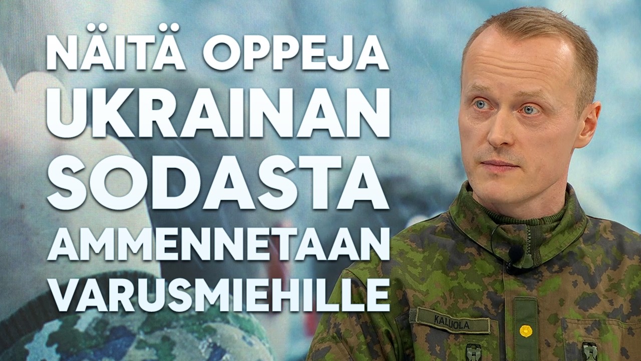Näitä oppeja Ukrainan sodasta ammennetaan varusmiehille