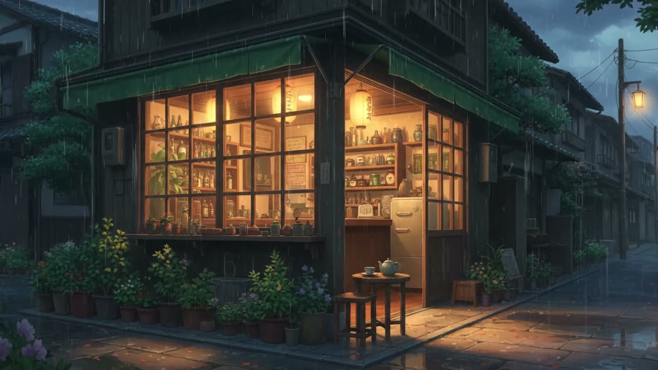 A Hidden Street in Tokyo Rain – Gentle Lofi Just for You Tonight | For Study, Sleep, or Relaxation