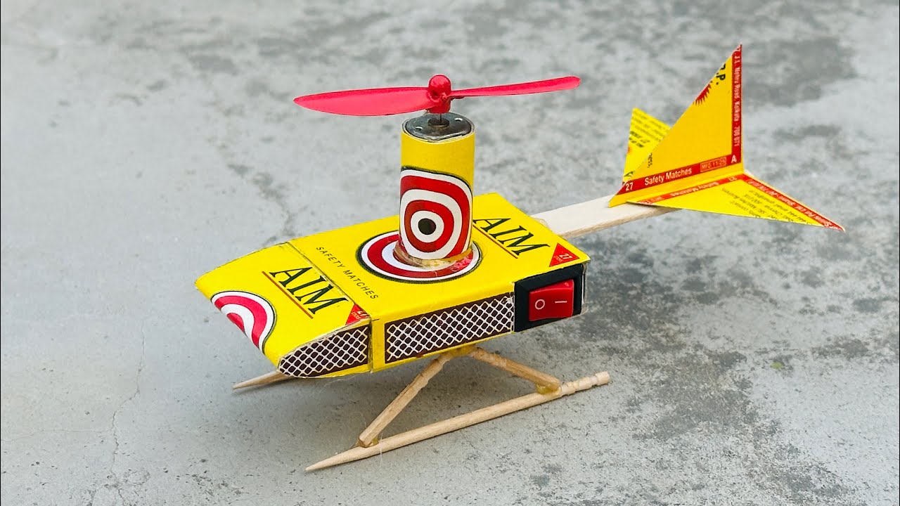How To Make rc Helicopter at Home || dc motor awesome ideas || diy motor helicopter 🚁