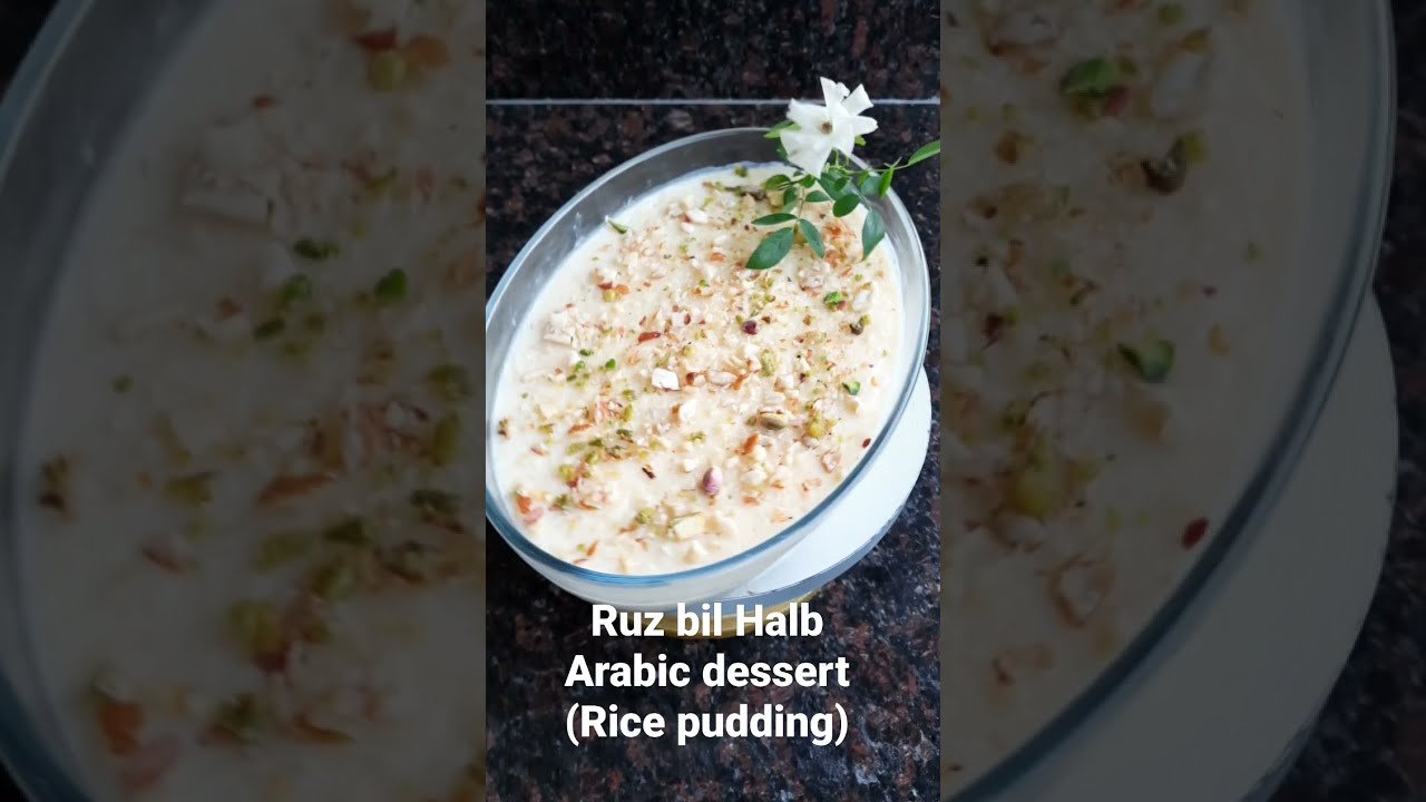 Ruz bil Halb Arabic Dessert (Rice Pudding) #leganache #lebanesestyle #food #tasty #subscribe #likeit