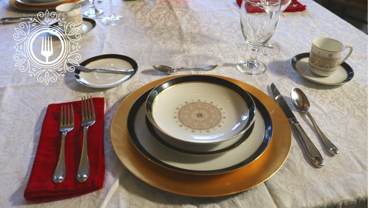 Como Poner la Mesa Para Una Cena Formal o Navidad y TIPS