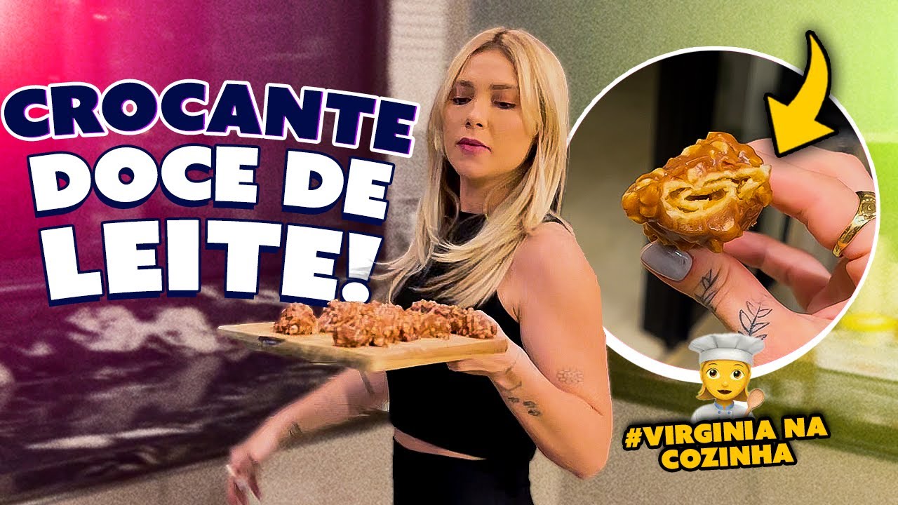 FIZ UMA RECEITA MUITO SIMPLES DE ENROLADINHO CROCANTE DE DOCE DE LEITE!!