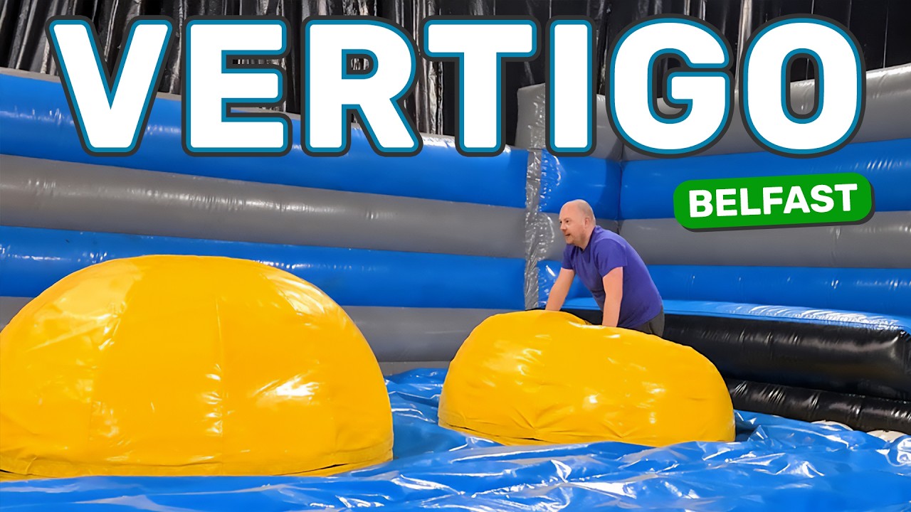 We Are Vertigo Vlog - Belfast's Giant Inflatable Park! 🏴󠁧󠁢󠁮󠁩󠁧󠁿