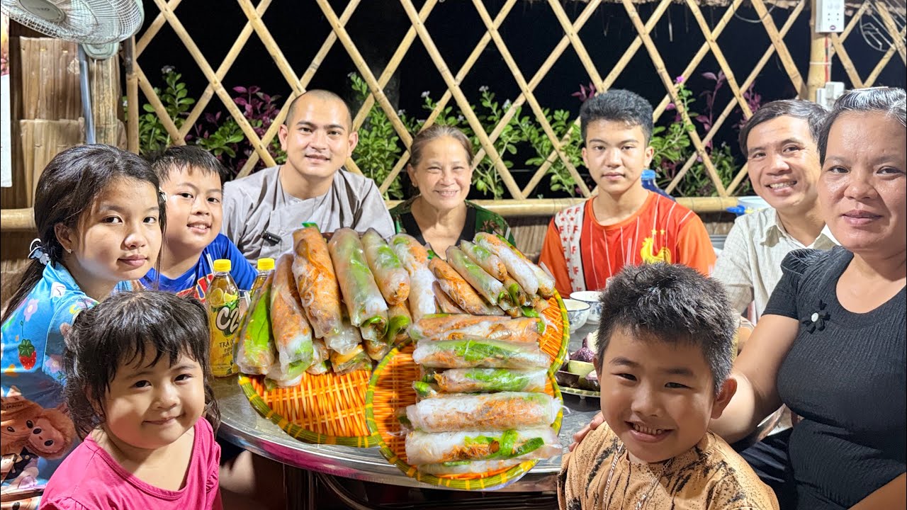 Thầy Lâm Về Quê Hương Được Chị Hai Đãi Một Món Chay Ngon Từ Quê Nhà Ai Cũng Vui | Bếp Chay Thầy Lâm