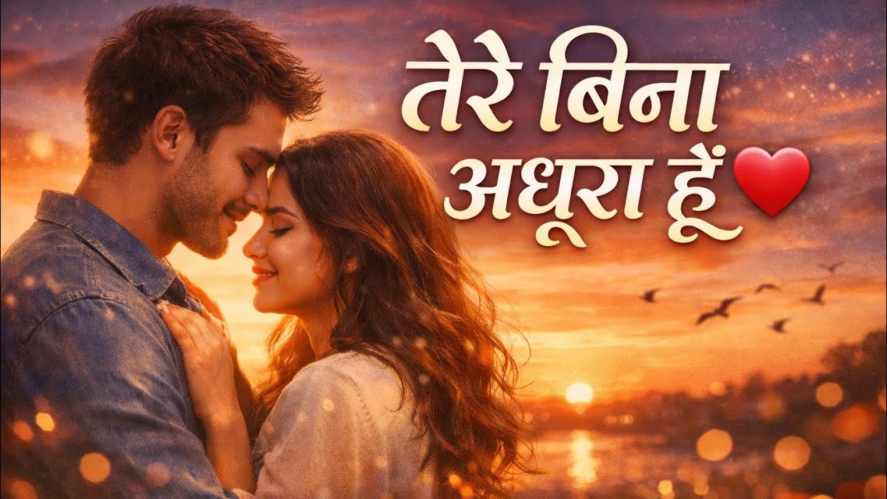 तेरे बिना अधूरा हूँ ❤️ | Romantic Hindi Love Song | Heart Touching Love Song 2026