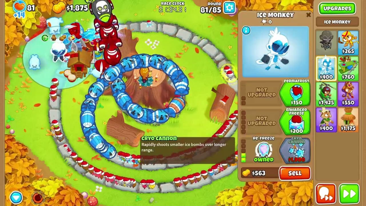 BTD6 Race - Stumped in, Stamped out