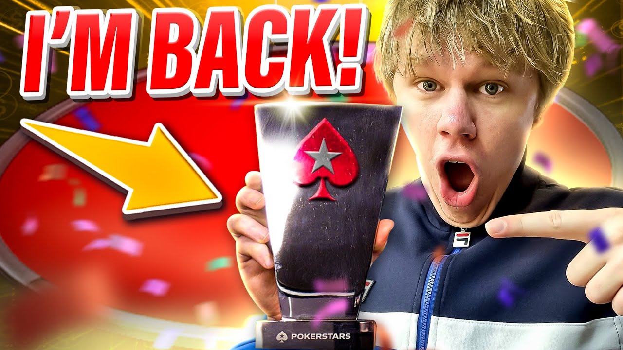 I'M BACK!! And I'M CHIPLEADING This Pokerstars $109 Final Table!