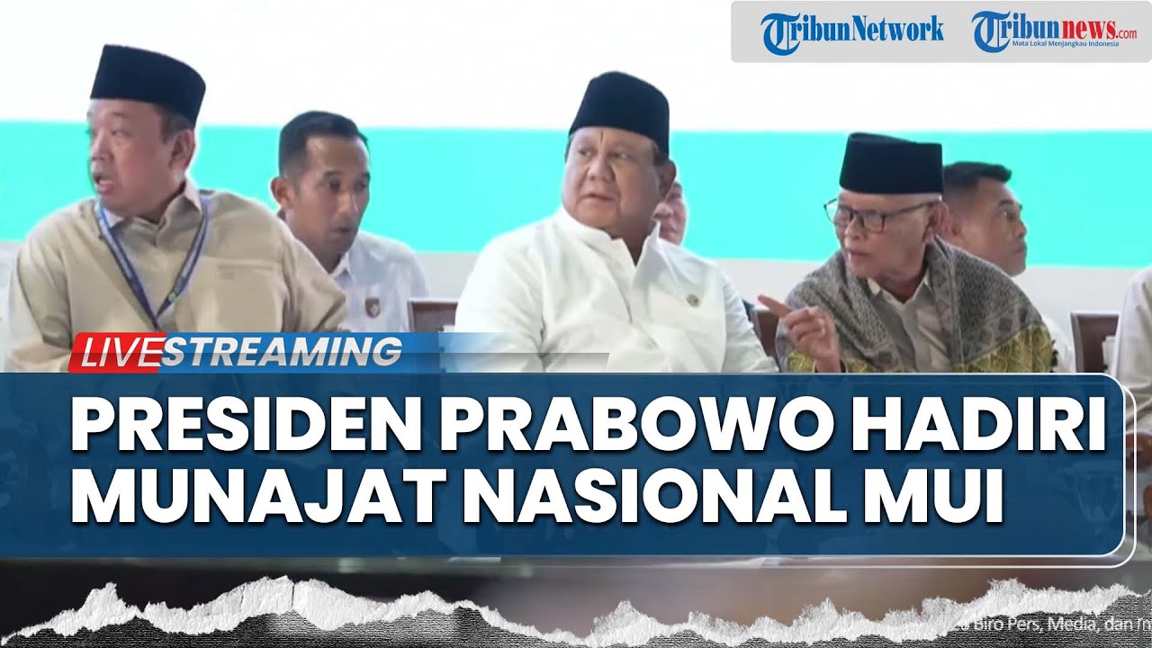🔴LIVE: Presiden RI Hadiri Bersatu dalam Munajat untuk Keselamatan Bangsa dan Pengukuhan MUI