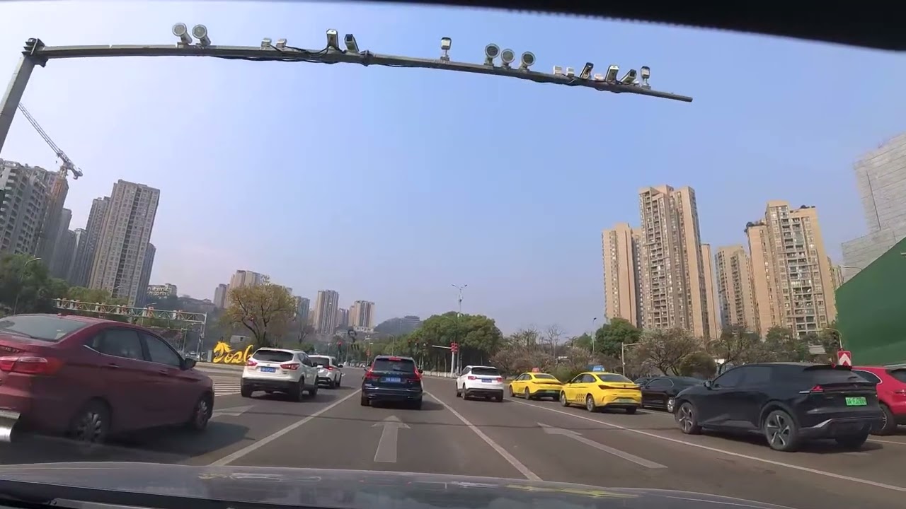 重庆 CHONGQING 市区通勤  #重庆 #重慶 #chongqing #DrivingTour #DriveTravel