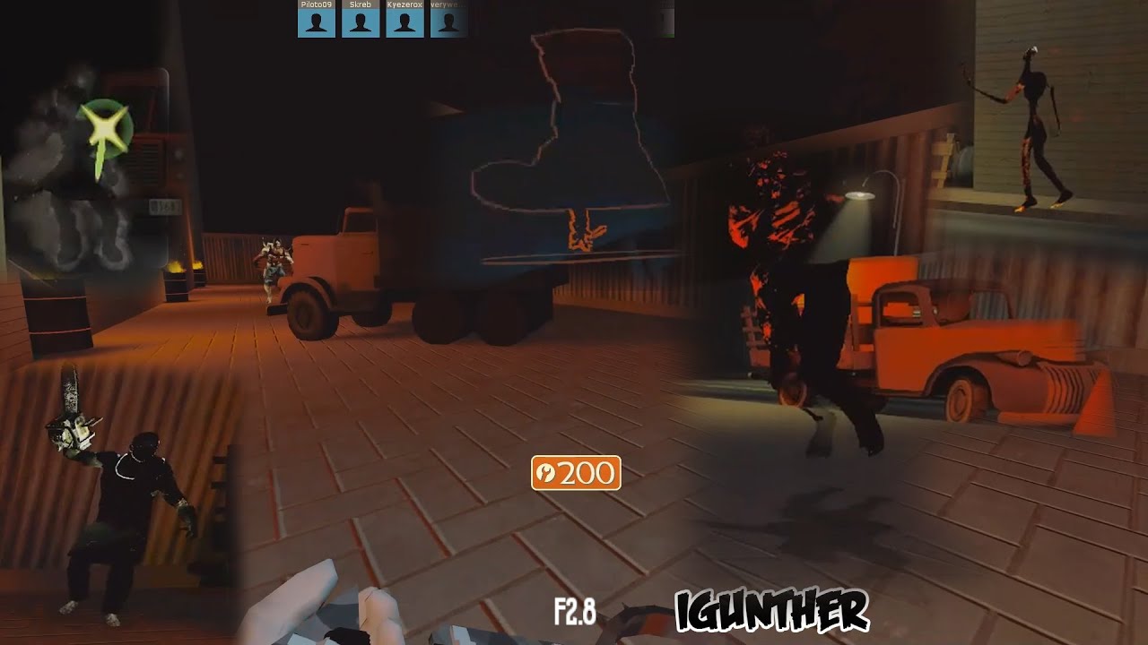 Spooky Encounters in Cry of Fear Area (Slender Fortress)