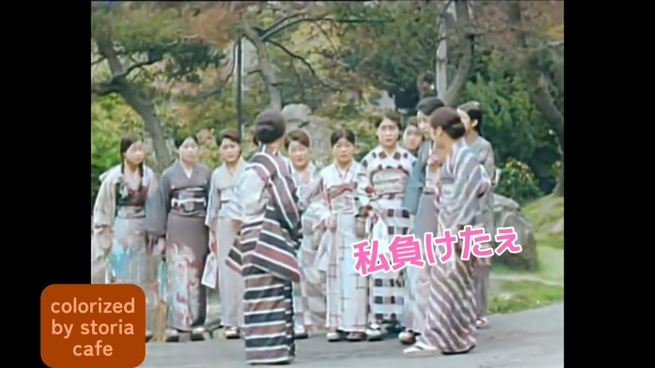 約100年前の京都の女の子 昭和4年  KYOTO GIRLS in 1929