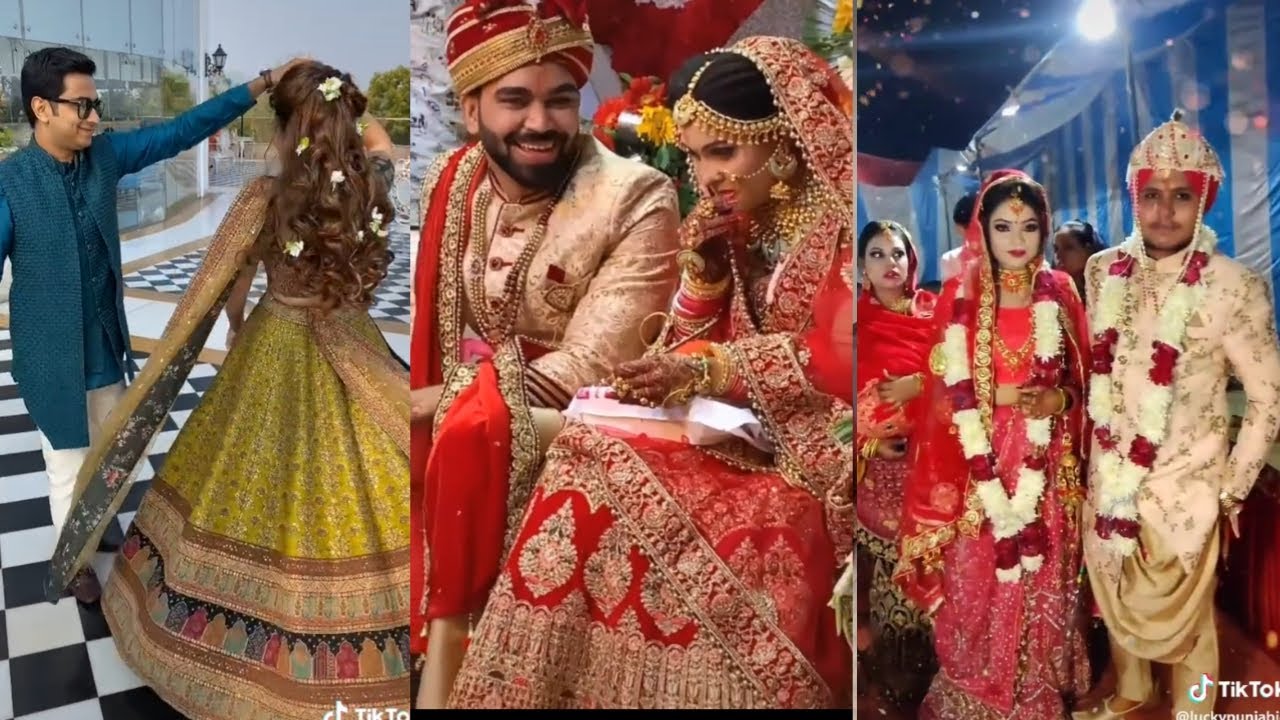 2020 viral  wedding videos of tik tok ,new bride look, wedding shooting. 😘