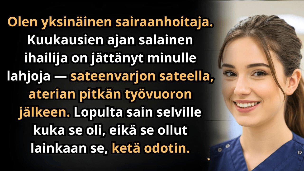 Salainen ihailija jätti minulle lahjoja. Totuus oli sydäntä lämmittävämpi kuin olin kuvitellut.