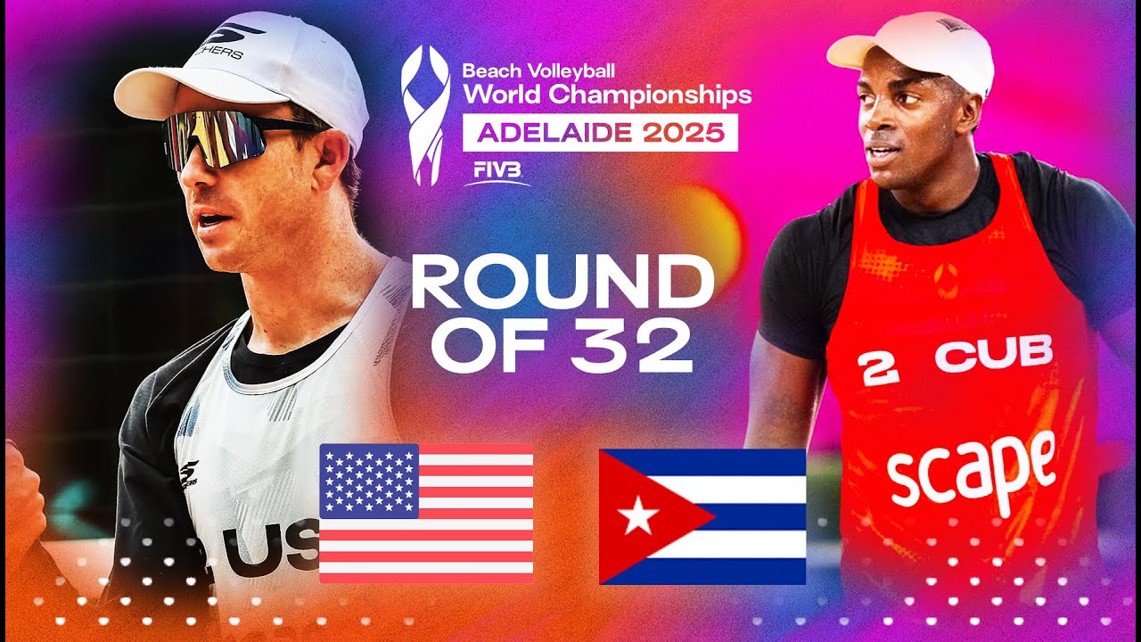 Partain/Benesh vs. Alayo/Diaz - Beach World Championships 2025 | Highlights | Round of 32
