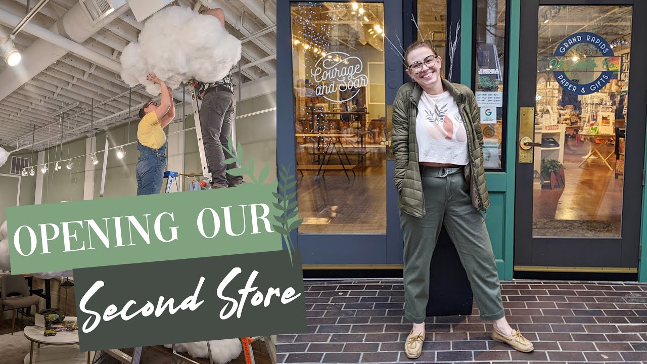 Courage & Soar is OPEN! | Opening Our Second Retail Store PART TWO
