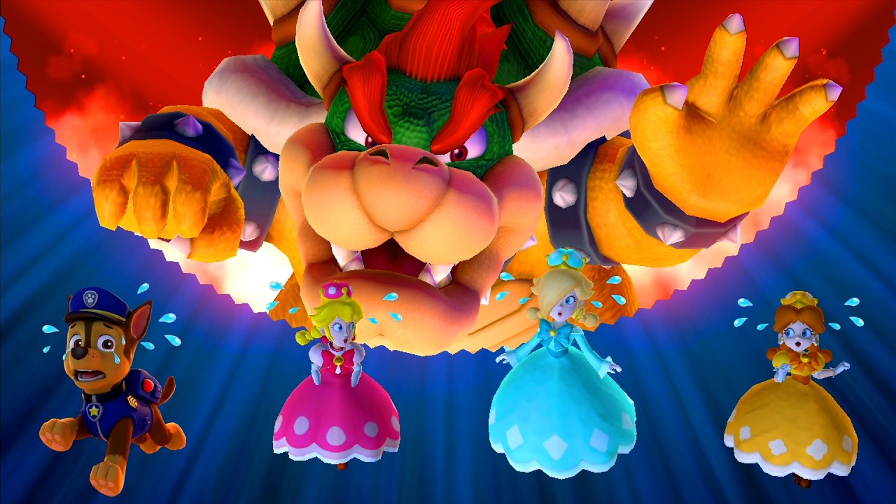 Mario Party 10 Chaos Castle - Chase & Princesses Vs Bowser (Master COM)
