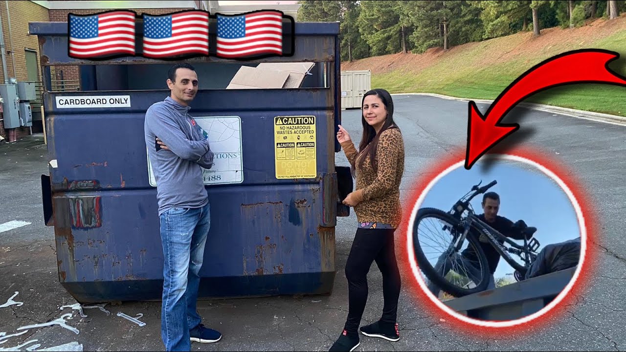LIXO DOS ESTADOS UNIDOS!!!🇺🇸DUMPSTER!!!- Que hay en la basura!
