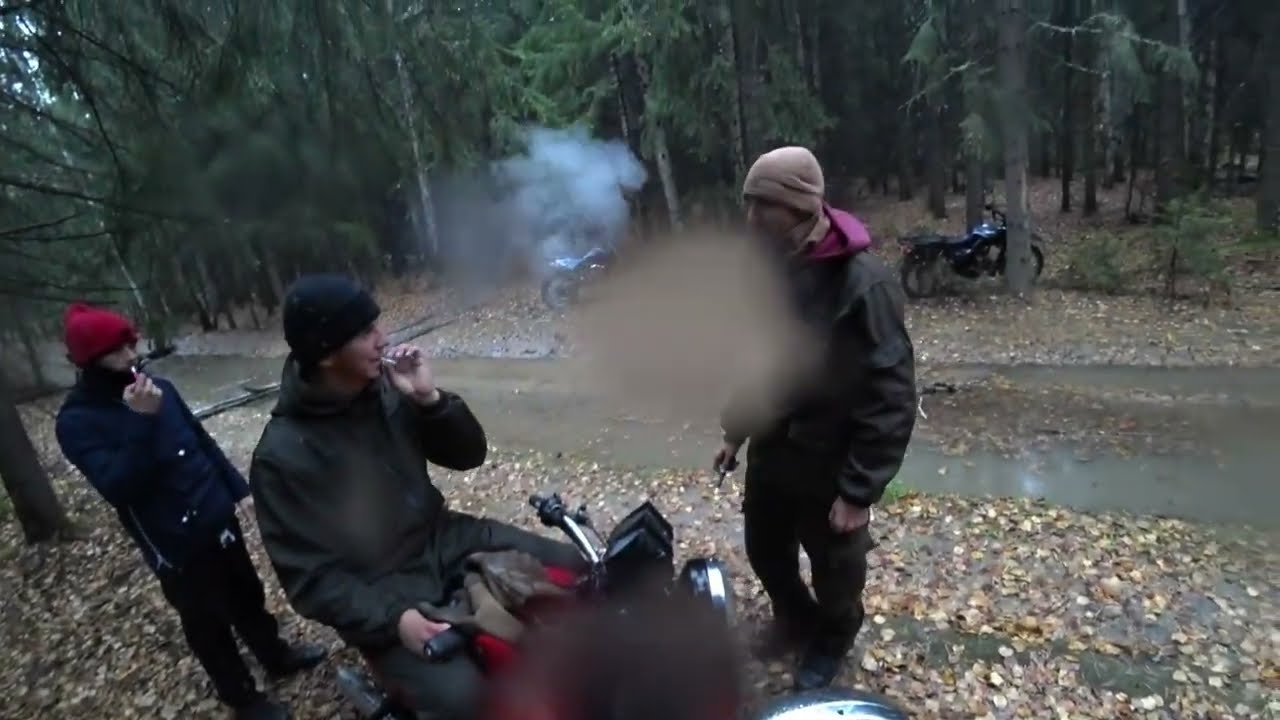 27.09.2025 - прохват в честь закрытия мо̀тосезо́на /Омск/грязь/дождь