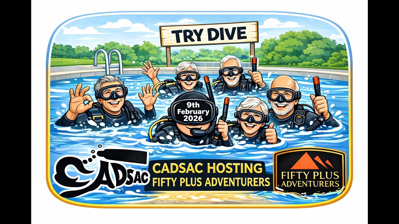 CADSAC x FIFTY PLUS ADVENTURES - Scuba Try Dives