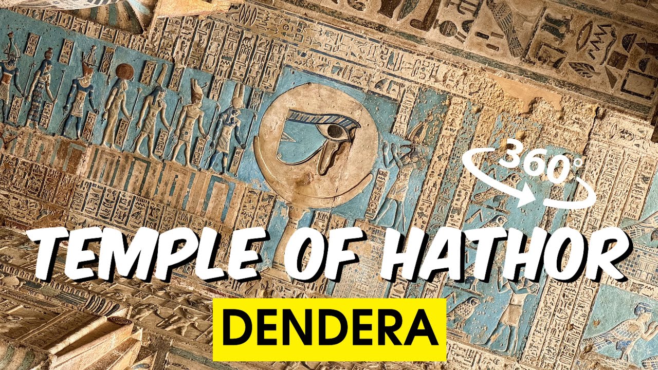 Temple of Hathor at Dendera 360 VR Tour, Ancient Egypt's Most Preserved Temple