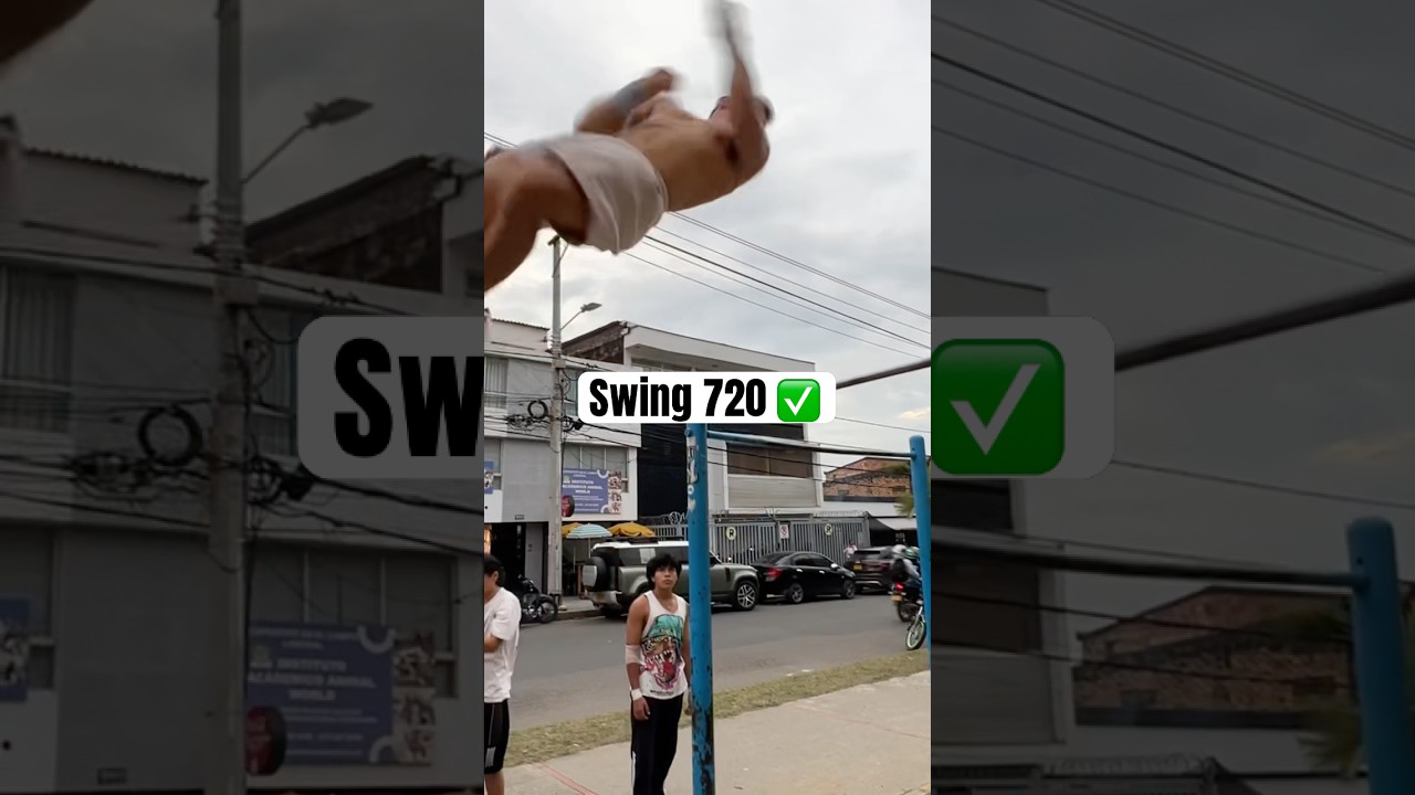 swing 720 | #calisthenics #streetworkout #freestyle #training #shorts #virals