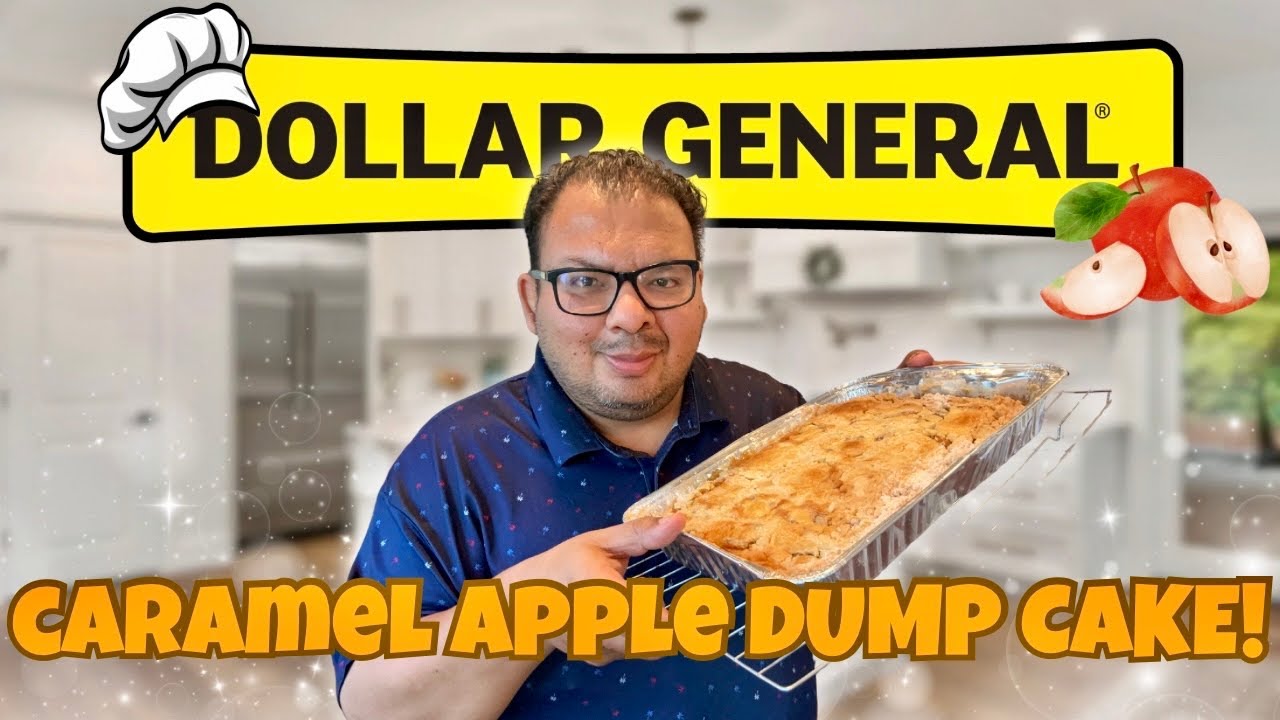 КАРАМЕЛЬНЫЙ ЯБЛОЧНЫЙ ТОРТ 🍏 Простой осенний десерт из продуктов Dollar General Finds! 🍁